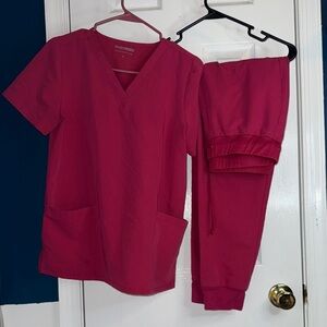 Mandala Pink Scrub Set